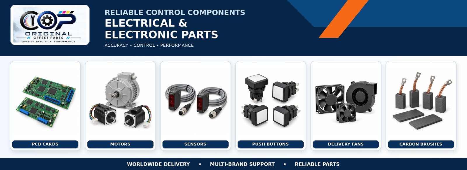 Electrical and electronic printing parts