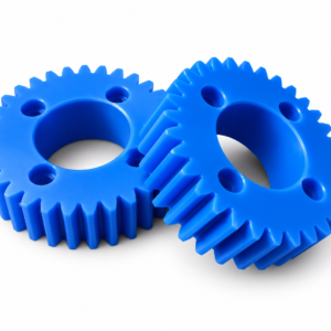 bright blue nylon gear pair