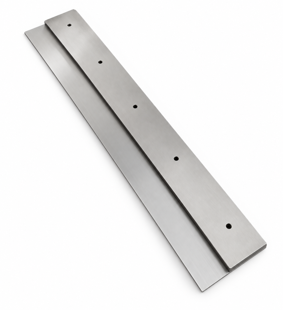 clean silver wash up blade